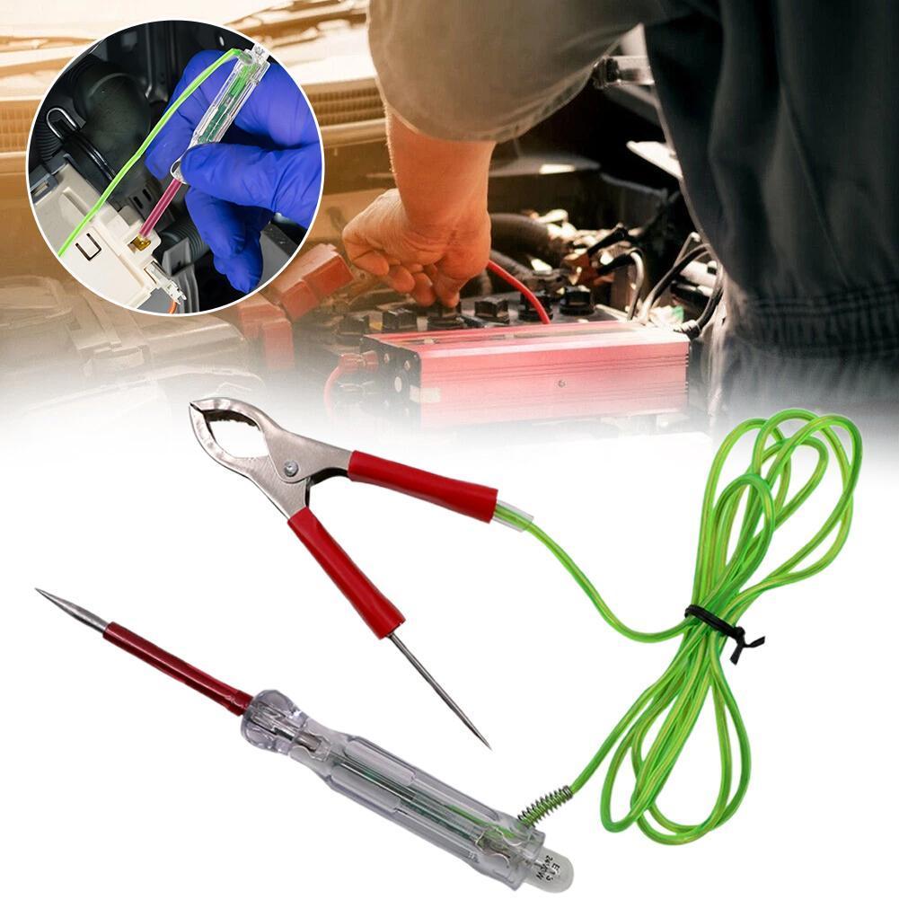 รถทดสอบวงจรแสงทดสอบปากกา Led เครื่องตรวจจับแรงดันไฟฟ้าไฟฟ้า Multi Function Tester Probe D1y9