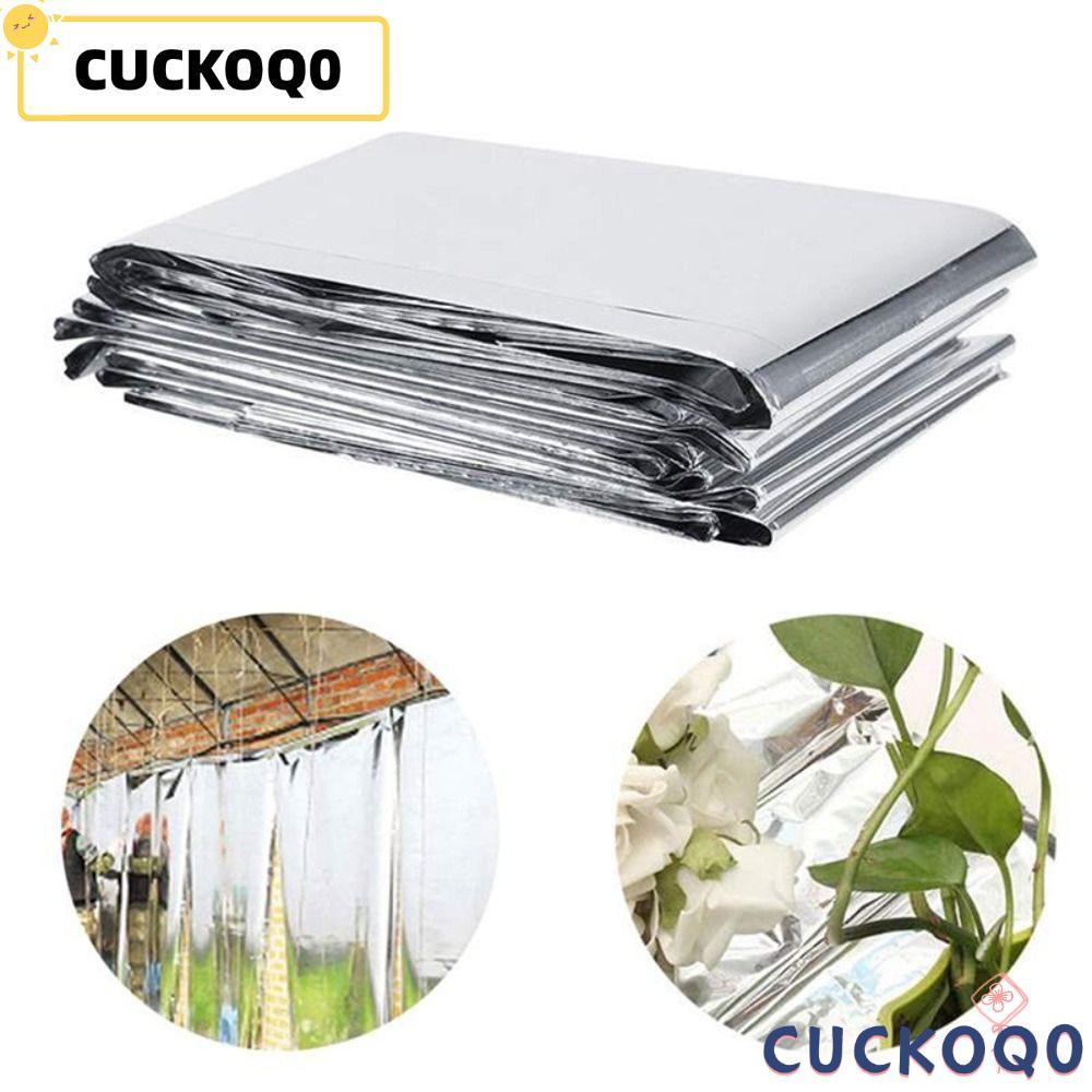 CUCKOQ0 1/2PCS Mylar สะท้อนแสง, ไม้ผลเพิ่มอุณหภูมิ Hydroponic ฟิล์มสะท้อนแสงสูง, 210x130 ซม.PET การเ