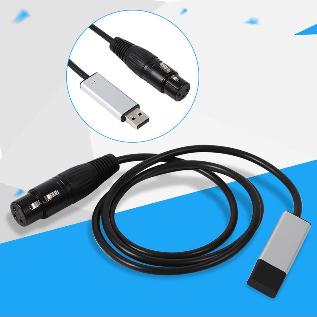 Tophome-TH Mini USB to DMX Interface Adapter Controller DMX512 คอมพิวเตอร์ Stage Lighting Controller