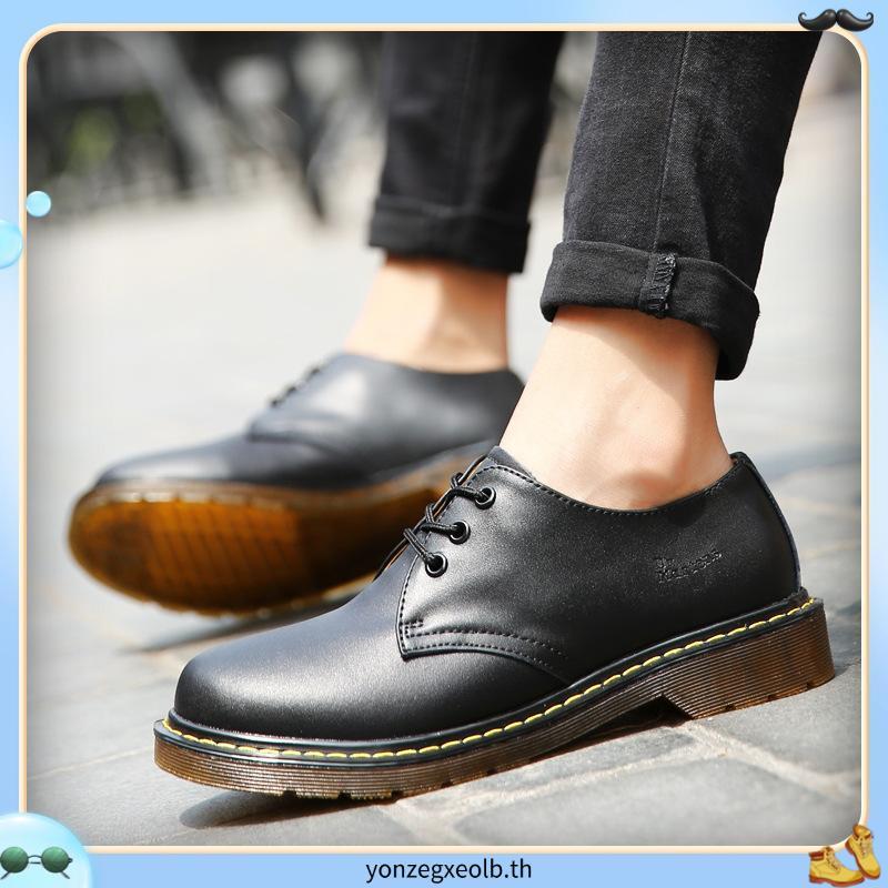 ผู้ชาย Dr.Martens Martin Boots Tooling Leather Casual Shoes