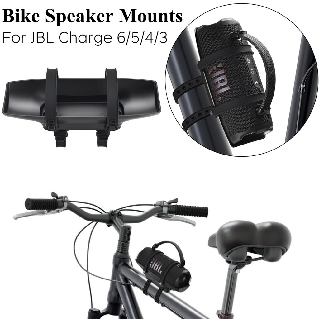 Scooter & Bike Speaker Mount สําหรับ JBL Charge 6/5/4/3, ที่วางลําโพงที่ทนทานสําหรับ Commuting, Cycling Adventures & Outdoor Rides สําหรับ JBL Charge Essential 2 / Charge Speakers