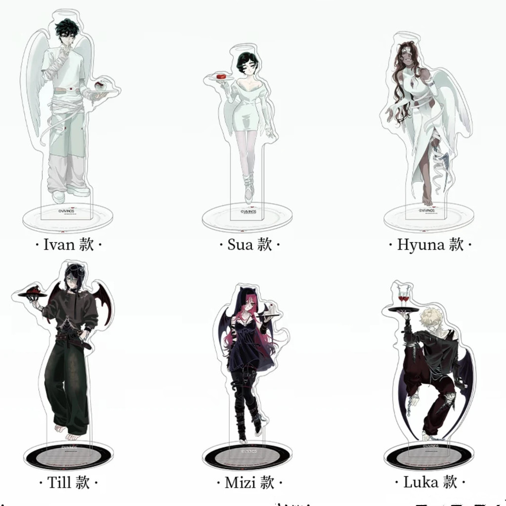 Mizi Suae Ivan Till Hyuna Uka อะคริลิค Alienstage รูปอะนิเมะพวงกุญแจสินค้าคอลเลกชันตกแต่งโต๊ะ Accesorios