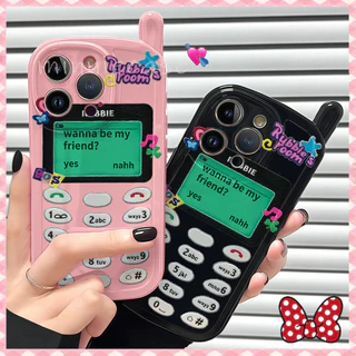 เคสคู่รัก การ์ตูนน่ารัก น่าสนใจ ใช้ได้กับ IPhone 13 11 14 Pro 16 12 15 17ProMax 15 14 16Plus XS Max X XR SE2020 7Plus