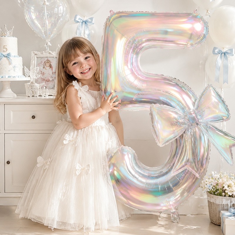 40นิ้วที่มีสีสันดิจิตอลโบว์บอลลูนชุดวันเกิดงานแต่งงานภาพอุปกรณ์ตกแต่ง