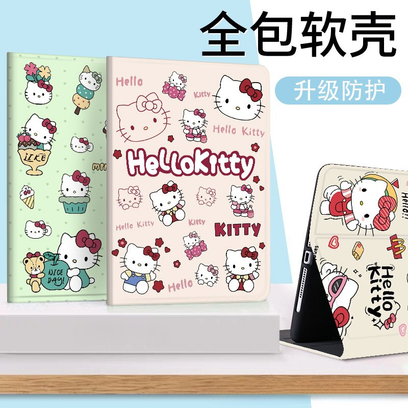 สําหรับ Huawei Honor Pad X7 8.7 นิ้ว 2025 JMS-W09/JMS-L09 การ์ตูนหวานน่ารัก Hello Kitty Cat Series สมาร์ทกรณีแท็บเล็ตสําหรับ Redmi Pad SE 8.7 นิ้วสมาร์ทเด็ก