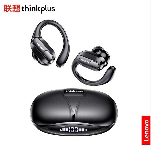 Lenovo Lenovo แขวนหูไร้สายบลูทูธอายุการใช้งานแบตเตอรี่ที่ยาวนานเป็นพิเศษชุดหูฟังชนิดใส่ในหู XT80 เหม