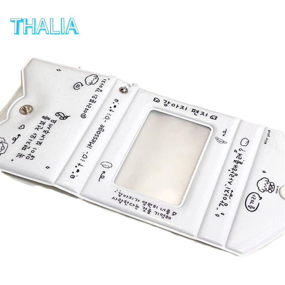 อัลบั้มบัตรภาพ K-pop Idol ขนาด 36 ช่อง พร้อมสายคล้องคอ cute photocard binder