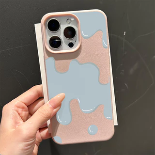 เคสโทรศัพท์หนังนิ่มลายหยดน้ำ เคส IPhone 17 16 15 12 14 13 11 Pro Max 7 8 Plus XS Max XR เคสโทรศัพท์