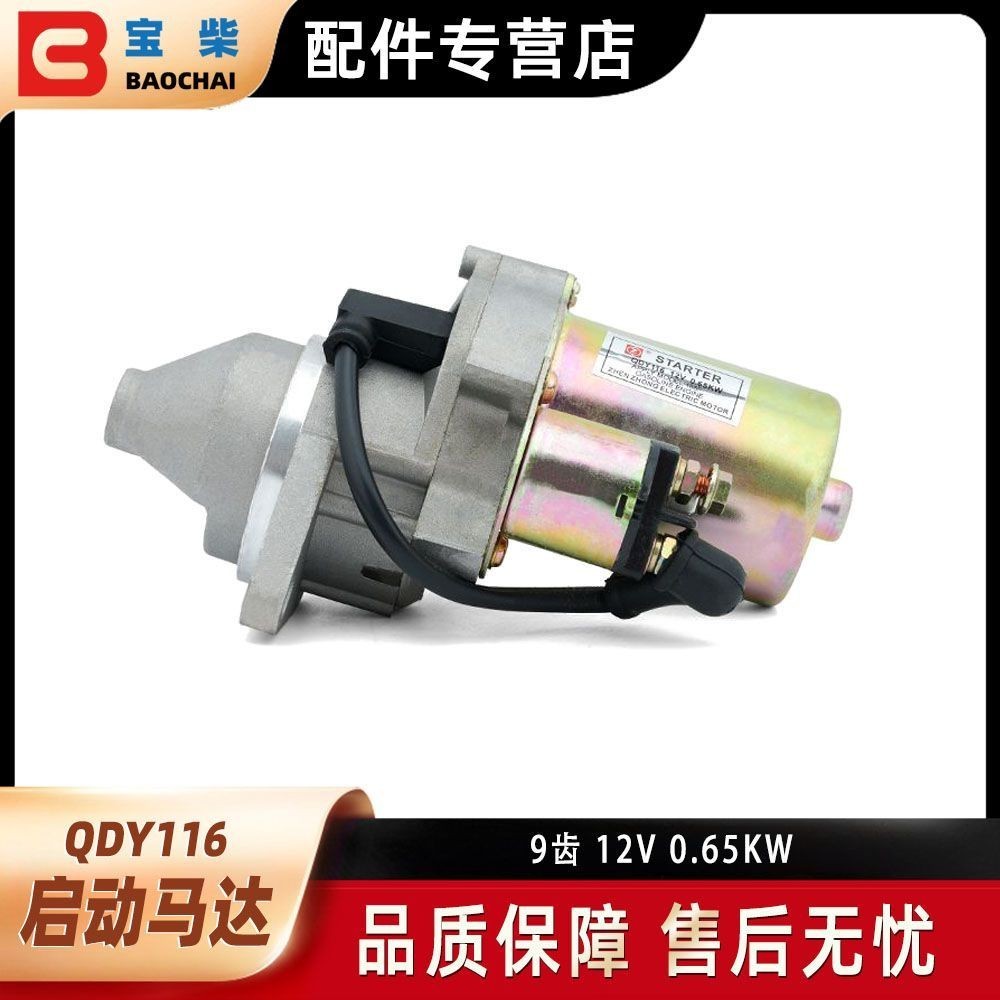 Yamaha 185F Gas Generator Starter Motor QDY116 - CCW Rotation