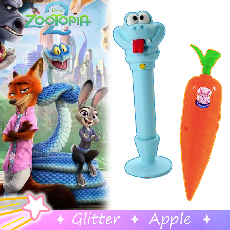 ภาพยนตร์ Zootopia 2 Gary De Snake Antidote เซรั่มปากกา Judy Hoppes Nick Wilde แครอทบันทึกปากกาเขียนสําหรับเด็กปากกาการ์ตูน