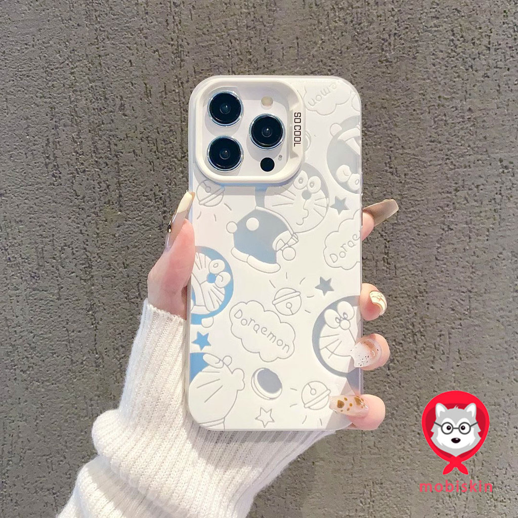 สำหรับ เคสไอโฟน 13 12 11 iPhone 17 16 15 14 PRO MAX X XS MAXเคสโดราเอมอนแอปเปิ้ลโทรศัพท์ จัดส่งจากประเทศไทย