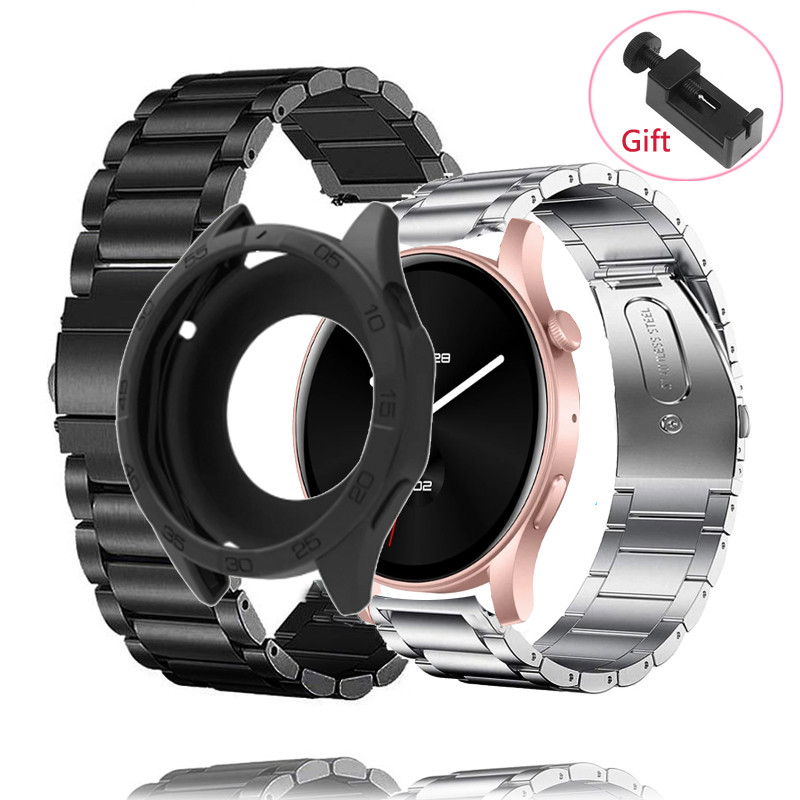 COLMI V73 กรณีสายนาฬิกาอัจฉริยะสแตนเลสสตีลสร้อยข้อมือโลหะ COLMI V73 กรณีฝาครอบป้องกันหน้าจอกันชนอุปก