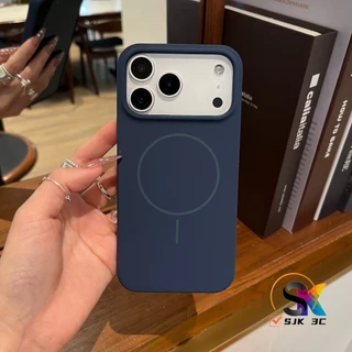 หรูหรา ซิลิโคนแม่เหล็กเคสโทรศัพท์สําหรับ ไอโฟน 17 16 15 14 13 12 11 มือโปร สูงสุด 14/15/16บวก ซิลิโคนปลอกสีสวย รอบด้านกันกระแทกฝาครอบป้องกัน