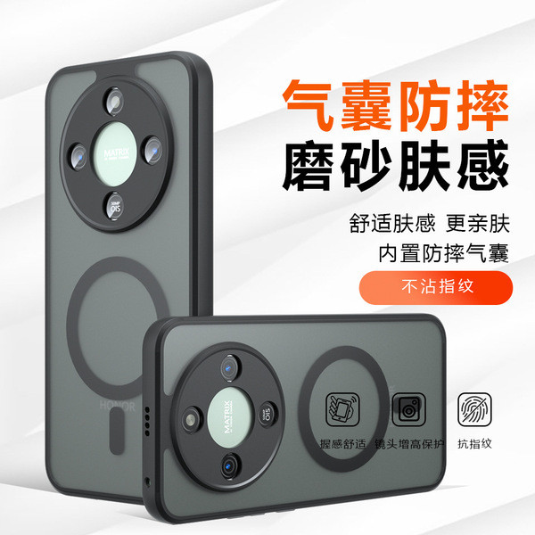 honor x9c case เคส honor x6b เหมาะสําหรับ Honor X70 เคสโทรศัพท์แม่เหล็ก Qijia Honor X9d ถุงลมนิรภัยก