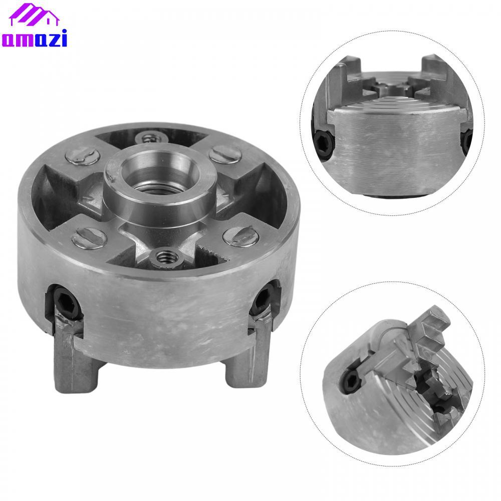 Four Jaw Manual Chuck Z011A Mini เครื่องกลึงเจาะ Clamp สําหรับโลหะพลาสติก Non Ferrous