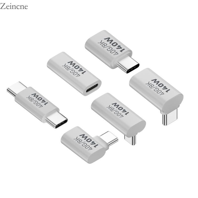 อะแดปเตอร์ Zein Type-C 140W 40G 8K UsbC Connector สําหรับแล็ปท็อปสมาร์ทโฟนและแท็บเล็ตการชาร์จความเร็