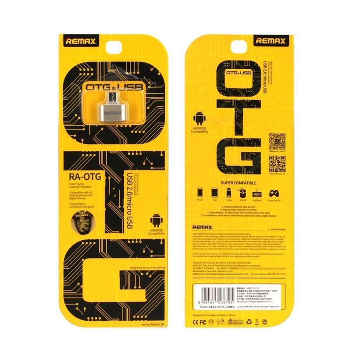 Remax RA-OTG OTG Micro-USB Adapter - สีทอง