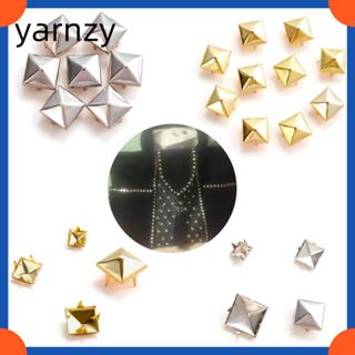 YARNZY 100 ชิ้น 6/8/10/12 มิลลิเมตรสแควร์ Spikes DIY หนังหัต…