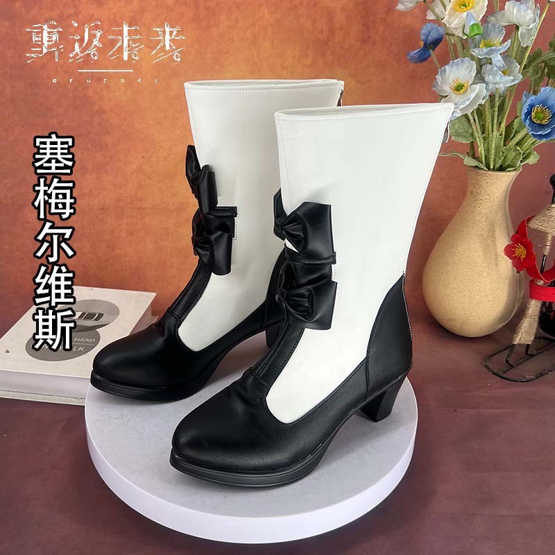 กลับไปสู่อนาคต1999 ซีมเมลไวส์ cosplay รองเท้าผู้หญิง ลอลลี่ อนิเมะ การแสดงการ์ตูน รองเท้าการแสดงเกม 