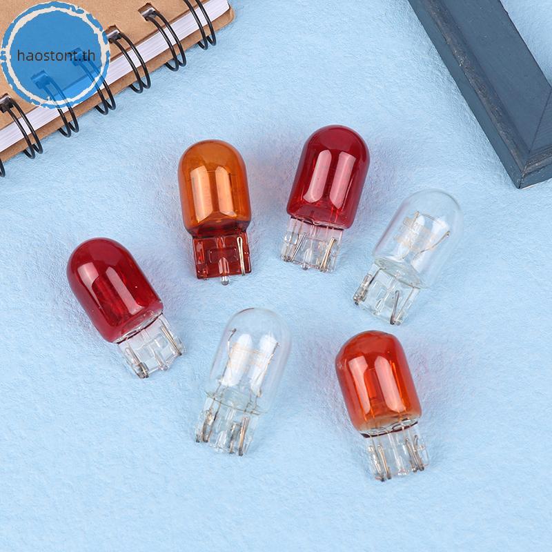 Hastont T20 7440 7443 WY21W W21W หลอดฮาโลเจน 7443 W21/5W T20 Super Bright สํารองย้อนกลับสําหรับรถสัญ