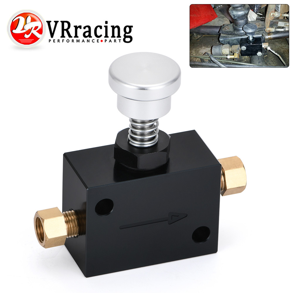VR  Hydraulic Brake Park Lock 1/8NPT Manual Brake Line Lock Pressure Hold For Disc Drum  VR3317BK