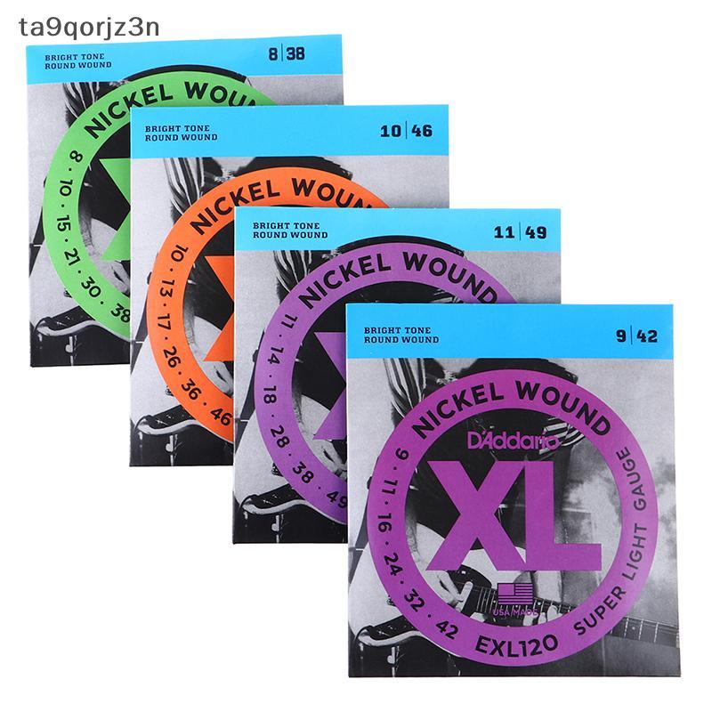 ZN สายกีตาร์ไฟฟ้าทำจากนิกเกิล EXL130 EXL120 EXL115ของ EXL110 XL สายเอ็น