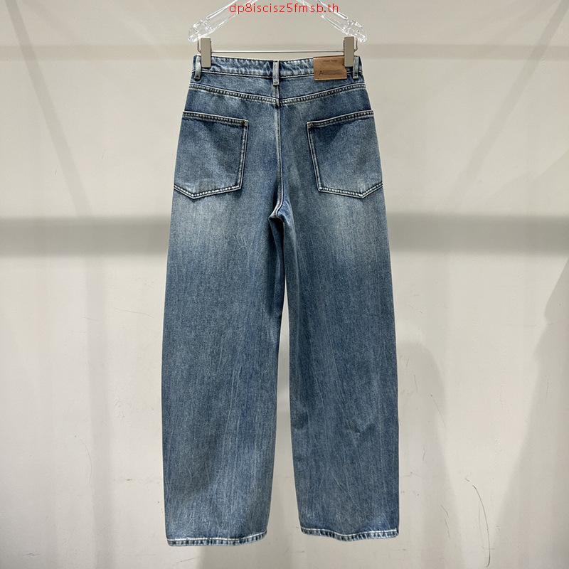 PTJ30272 Mandy Barrel Cargo กางเกงยีนส์คาร์โก้ PROMTHONG ทรงขากระบอกใหญ่ปักโลโก้