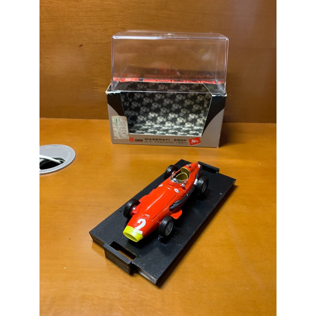 BRUMM 1/43 Maserati 250F Racing Model, 1957 Paiscala Grand Prix Championship Edition, Classic No. 2ร