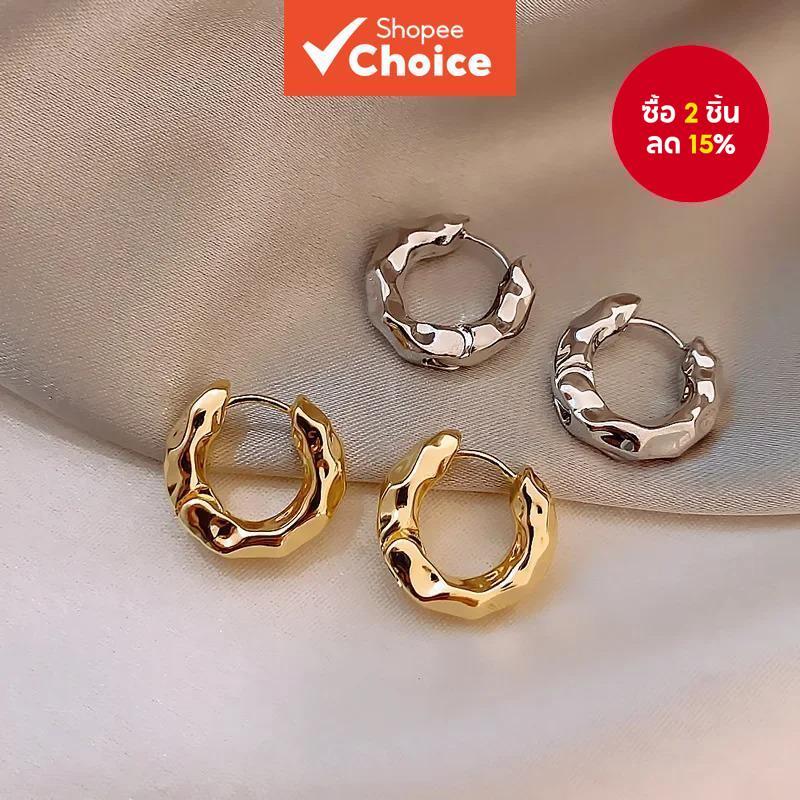 ใหม่ขายร้อนอินเทรนด์ต่างหูวงกลมสําหรับผู้หญิงต่างหูห่วงหู ราคา ถูกที่สุด ดีลบีเคเค