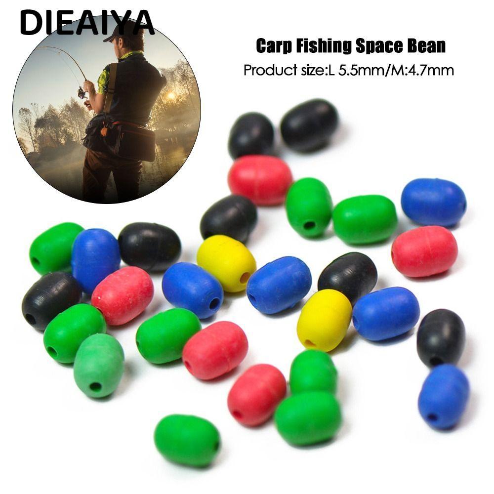 DIAYA ลอย Stopper Line Bean,ลอยปลาคาร์พเหยื่อตกปลา Space Stopper Anti-winding ปลาคาร์พตกปลา Bean, 20