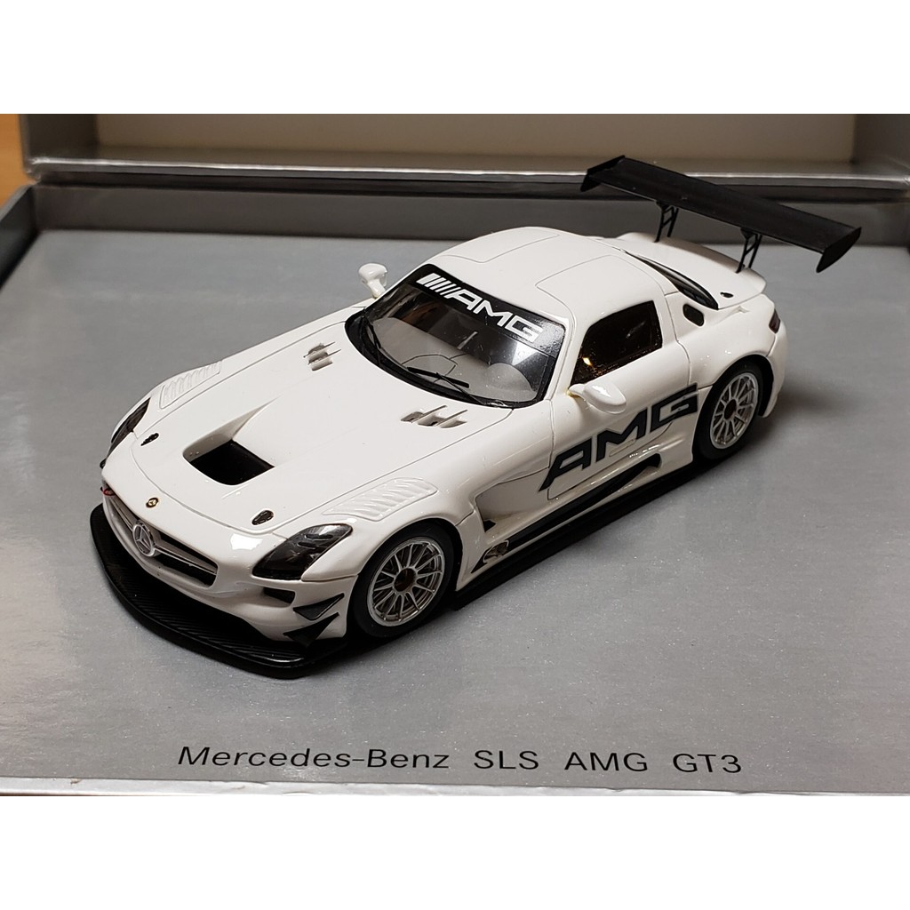 %㊋1/43 spark SLS AMG GT3 Mercedes-Benz 1: 43 รถรุ่นโรงงานเดิมของขวัญกล่อง Mercedes Benz SLS AMG GT3 