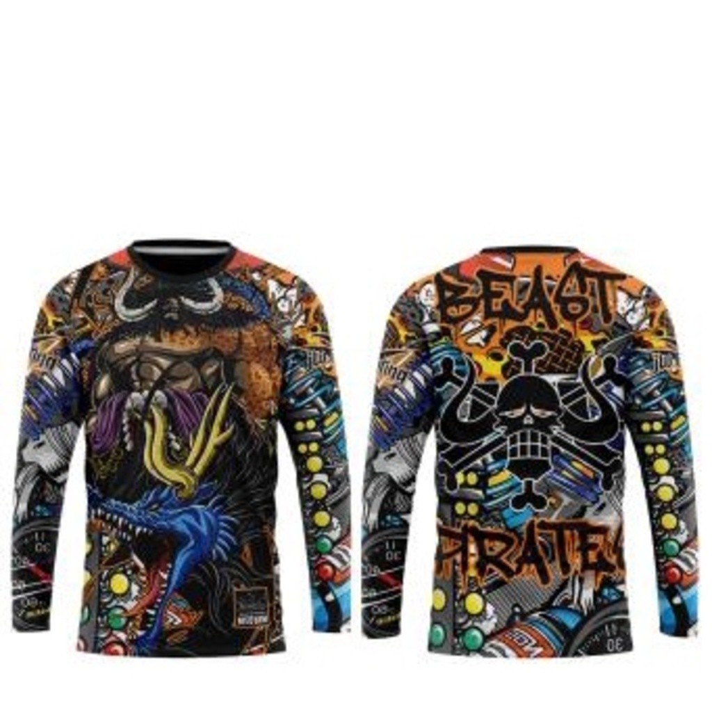 "Oni Adriatic Mask Collection" เสื้อขี่มอเตอร์ไซค์ - ONI MASK LONGSLEEVES