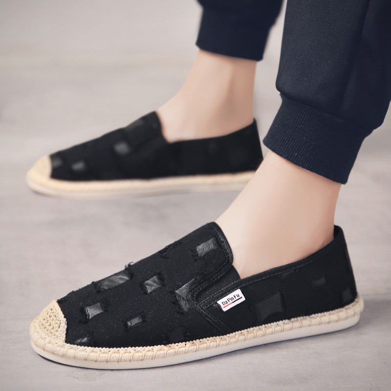 ผู้ชายผู้หญิงผ้าใบรองเท้าวัยรุ่น Slip-On Slip-On Slip-On Slip-On รองเท้าลําลอง Pe