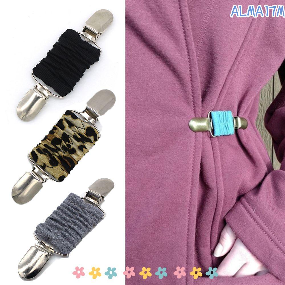 ALMA1 Fit Dress Cinch Clips Design Dress Clip Back Cinch Multifunctional Clip Shirt Clip Shawl Clip