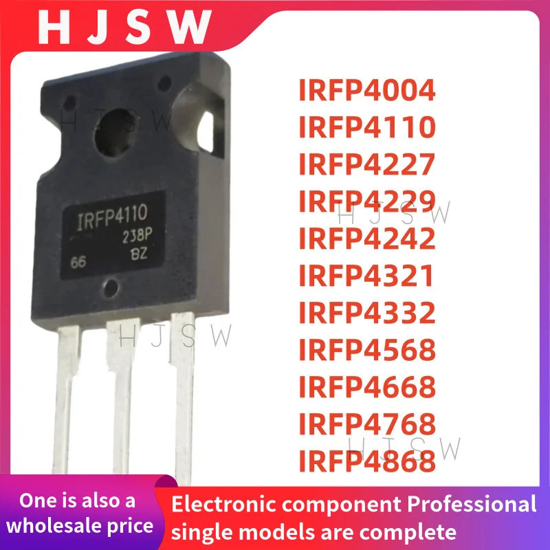 5PCS IRFP4004 IRFP4110 IRFP4227 IRFP4229 IRFP4242 IRFP4321 IRFP4332 IRFP4568 IRFP4668 IRFP4768 IRFP4