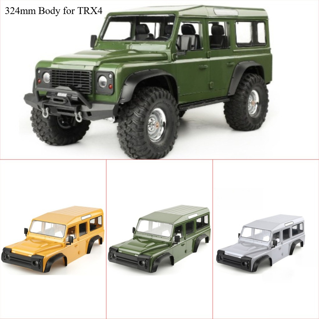 Wilderness Defender RD110 5 ประตู Wagon 324 มม.ฐานล้อ Hard Body Shell สําหรับ 1/10 RC Crawler รถ Traxxas TRX4