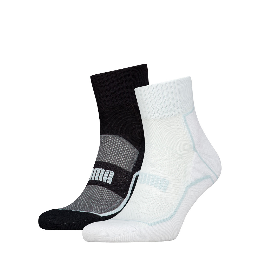 PUMA ถุงเท้าวิ่ง Puma U Running Quarter H.Terry แพ็ค 2 คู่ Puma U Running Quarter H.Terry 2P - 701226544