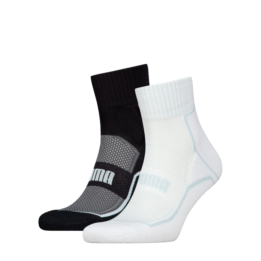 PUMA ถุงเท้าวิ่ง Puma U Running Quarter H.Terry แพ็ค 2 คู่ Puma U Running Quarter H.Terry 2P - 701226544