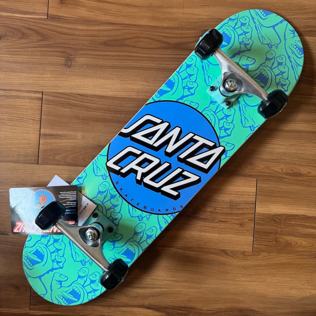 SANTA CRUZ - Other Dot Hands Light Blue 7.5" สเก็ตบอร์ดสมบูรณ์