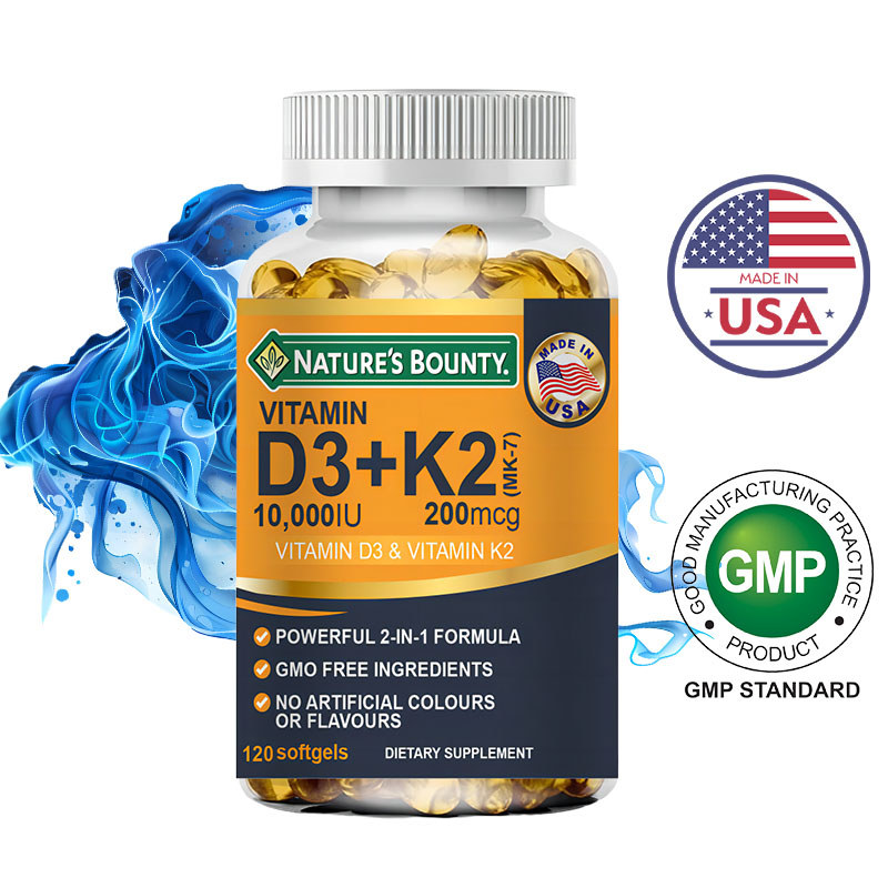 Vitamin D3 & K2 Softgels | ช่วยสนับสนุนกระดูกและฟัน | 120 Softgels
