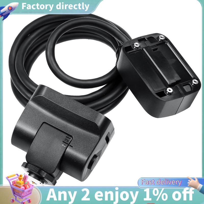 E7- EC200 แยกสําหรับ AD200 แฟลชการถ่ายภาพหัวขยาย 1.85m รีโมทคอนโทรล Hot Shoe Mount