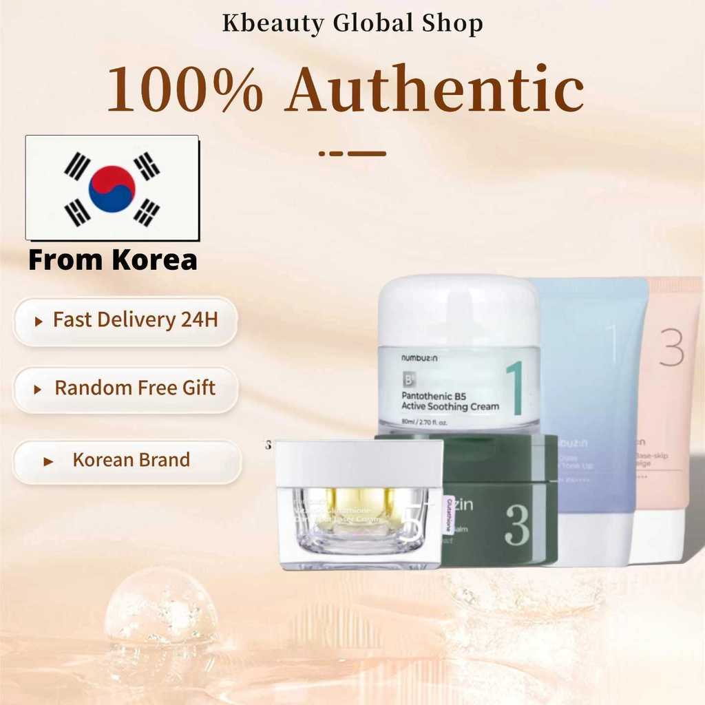 [Numbuzin] No.1 B5 Cream 80ml/No.5+ Cream 50ml/No.3 Brighten Concealer Sunscreen 50ML/No.3 Cleansing