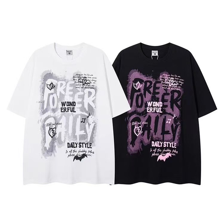 (COD) LUVORO T-Shirt ลาย เนื้อผ้านุ่มระบายอากาศดี รูปที่ 6
