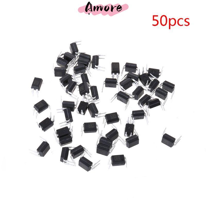Amore 50pcs PC817 PC817C PC817 C PC817 LTV817 K1010B Optocoupler สําหรับ Sharp