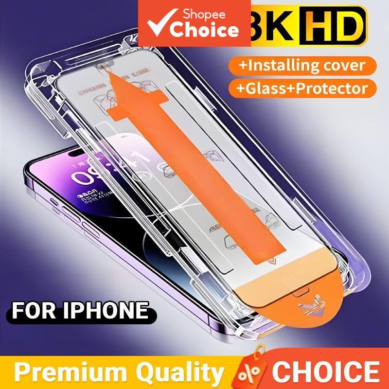 [local] Wsken ฟิล์มกระจกนิรภัยกันรอยหน้าจอ iPhone 17 HD กันฝุ่น 2.5D ติดตั้งง่าย สําหรับ iPhone 17ProMax ฟิล์ม 17Pro 16Promax 15ProMax 15Pro 15Plus 15 16E