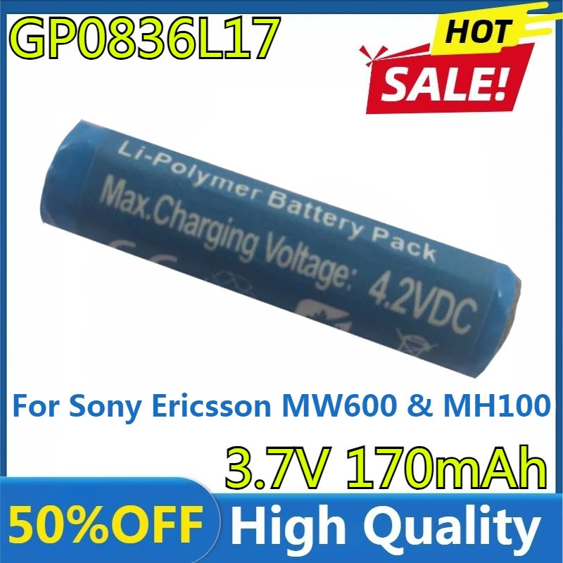 ใหม่คุณภาพสูงเปลี่ยน 300mAh GP0836L17 HS-MW600 แบตเตอรี่สําหรับ Sony Ericsson MW600 & MH100 ชุดหูฟัง