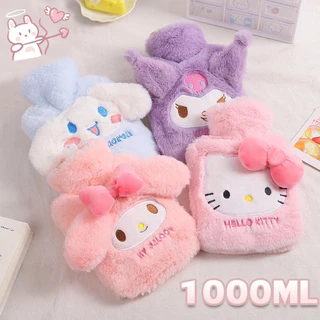 🔥พร้อมส่ง🔥ถุงน้ำร้อน Sanrio มีที่สอดมือ 1000ml. กระเป๋าน้ำร้อนลายการ์ตูน ประคบ ประจำเดือน น่ารักกระเป๋าน้ำร้อน