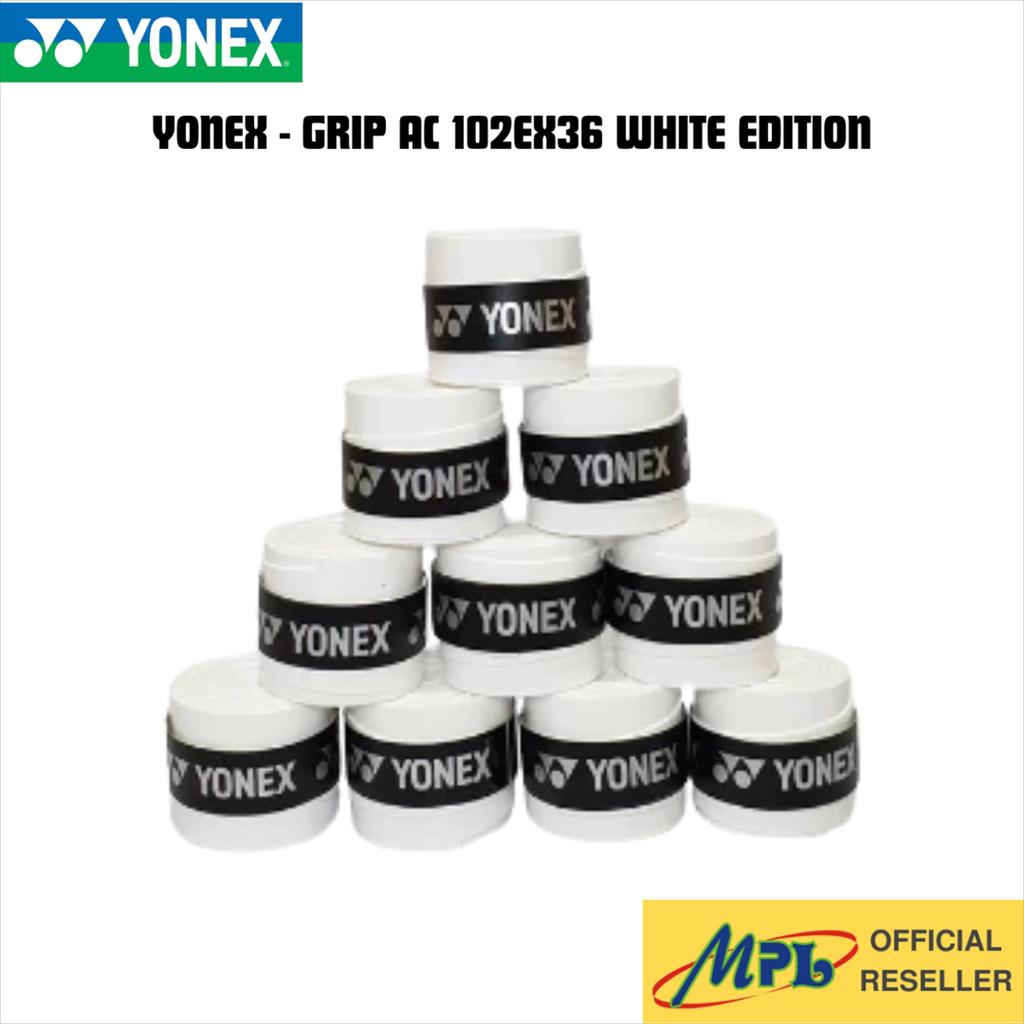 YONEX WET SUPER GRAP BADMINTON GRIP AC 102EX36 WHITE EDITION