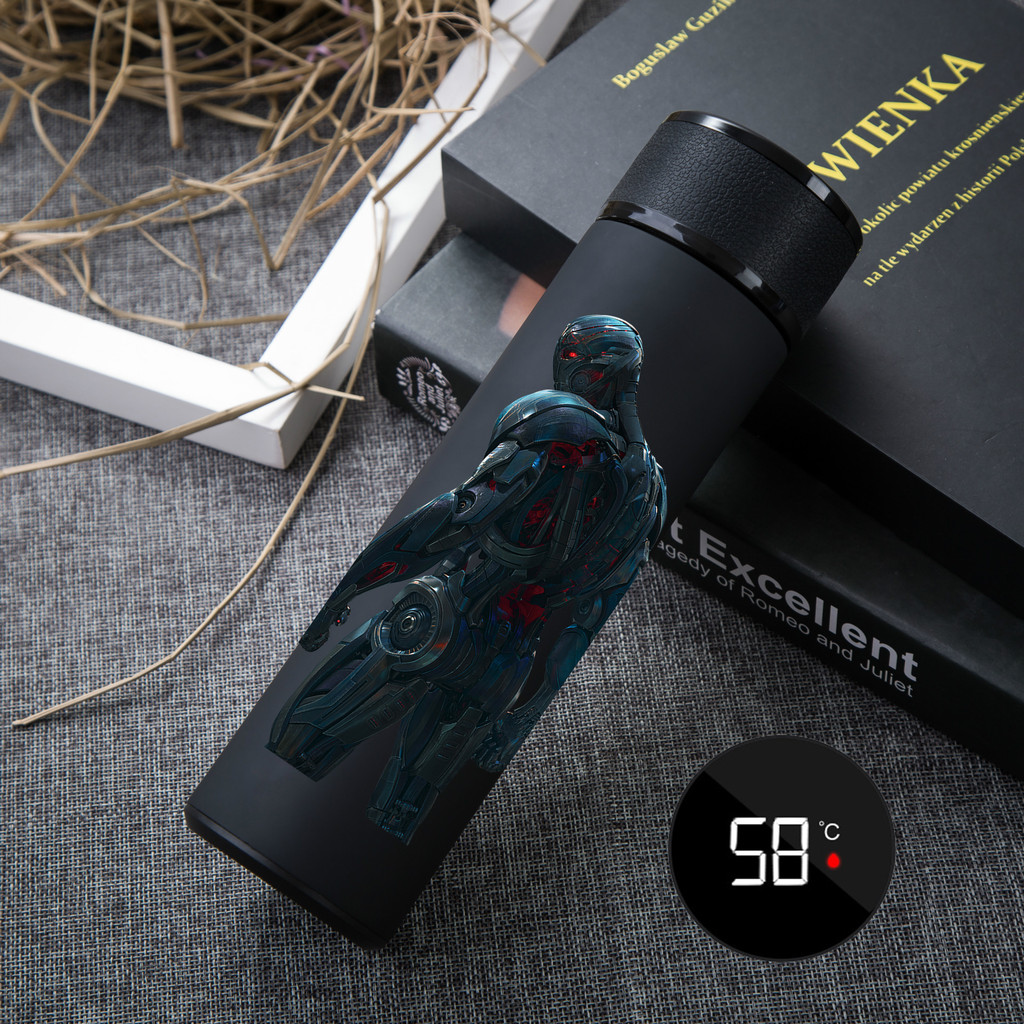 Cyberpunk 2077 Johnny Silverhand Theme-304 สแตนเลสสูญญากาศฉนวนถ้วย-Double Wall Leakproof BPA-ฟรีขวดน