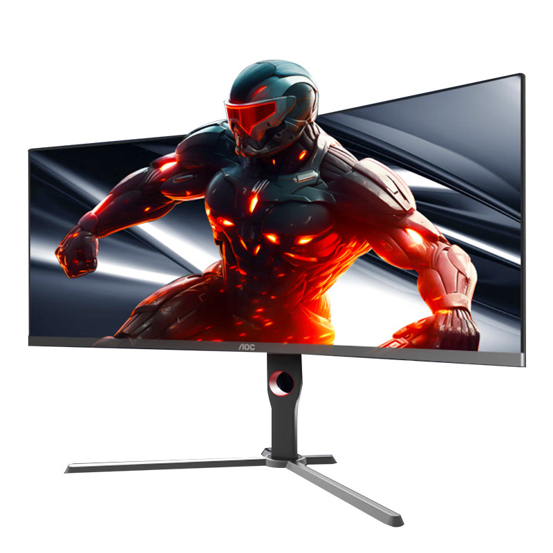 AOC CU34G3Z จอแสดงผล 34 นิ้วที่ถูกต้อง 4K Gaming 250HZ พร้อมหน้าจอปลาโค้งคอมพิวเตอร์ 180 หน้าจอ